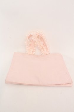 画像2: Maison de FLEUR / 桜フリルハンドルスクエアトートバッグ  ピンク O-25-08-20-024-LO-BG-OW-OS