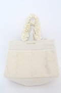Maison de FLEUR / 阪急西宮限定フロントレースフリルハンドルトートバッグ  アイボリー O-25-08-20-026-LO-BG-OW-OS