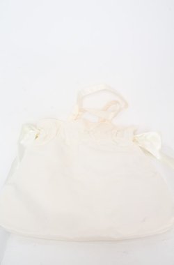 画像2: Maison de FLEUR / ダブルリボンギャザートートバッグ  アイボリー O-25-08-20-028-LO-BG-OW-OS