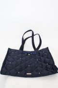 Maison de FLEUR / ラメリボントートバッグ  ネイビー O-25-08-20-032-LO-BG-OW-OS