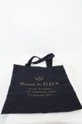 Maison de FLEUR / ロゴプリントトートバッグ  ネイビー O-25-08-20-034-LO-BG-OW-OS