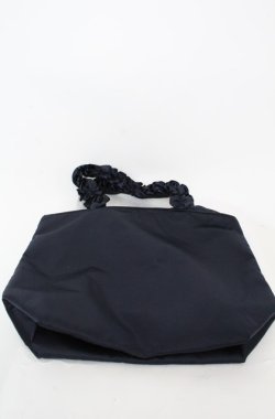 画像2: Maison de FLEUR / ブランドロゴフリルハンドルトートMバッグ  ネイビー O-25-08-20-035-LO-BG-OW-OS