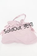 Maison de FLEUR / ダブルリボンギャザートートバッグ  ピンク O-25-08-20-037-LO-BG-OW-ZT