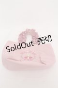 Maison de FLEUR / マロンクリームフリルハンドトートバッグ  ピンク O-25-08-20-041-LO-BG-OW-ZT501