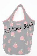 PINK HOUSE / エコバッグ  りんご（クロ×アカ） O-25-08-20-005-LO-BG-OW-ZT500