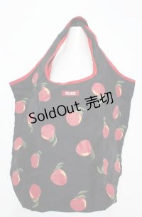 PINK HOUSE / エコバッグ  りんご（クロ×アカ） O-25-08-20-005-LO-BG-OW-ZT500