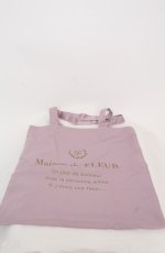 画像1: Maison de FLEUR / ロゴプリントトートバッグ  ラベンダー O-25-08-20-046-LO-BG-OW-ZT501 (1)