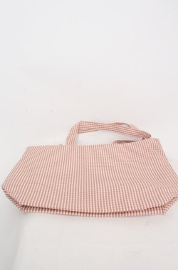 画像2: Maison de FLEUR / Marroncreamギンガムチェックバッグ  ピンク O-25-08-20-049-LO-BG-OW-OS