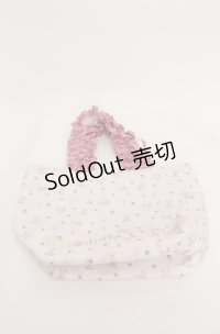 Maison de FLEUR / ベアラビットフリルハンドルトートバッグ  ピンク O-25-08-20-050-LO-BG-OW-OS
