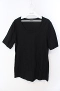 INGEBORG / Uネックカットソー 11号 クロ O-25-08-21-047-LO-TO-OW-ZI