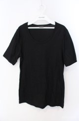 INGEBORG / Uネックカットソー 11号 クロ O-25-08-21-047-LO-TO-OW-ZI