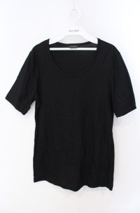 INGEBORG / Uネックカットソー 11号 クロ O-25-08-21-047-LO-TO-OW-ZI