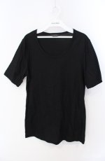 画像1: INGEBORG / Uネックカットソー 11号 クロ O-25-08-21-047-LO-TO-OW-ZT221 (1)