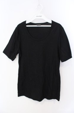 画像1: INGEBORG / Uネックカットソー 11号 クロ O-25-08-21-047-LO-TO-OW-ZI