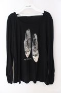 INGEBORG / パンプスptTシャツ 11号 クロ O-25-08-21-049-LO-TO-OW-ZI
