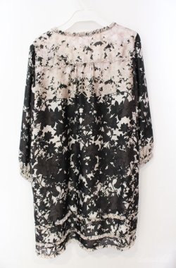 画像3: INGEBORG / リリーptチュニック 11号 クロ×ベージュ O-25-08-21-051-LO-TO-OW-OS