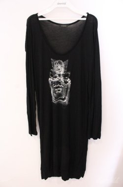 画像1: INGEBORG / 香水瓶ptロングカットソー 9号 クロ O-25-08-21-057-LO-TO-OW-OS