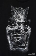 画像2: INGEBORG / 香水瓶ptロングカットソー 9号 クロ O-25-08-21-057-LO-TO-OW-ZI (2)
