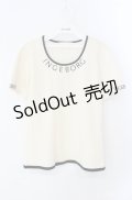 INGEBORG / ロゴptTシャツ  アイボリー O-25-08-21-058-LO-TO-OW-ZT211