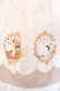 画像2: Amavel / Kitten In Flower Basketスカート  アイボリー O-25-08-21-005-CA-SK-IG-OS (2)