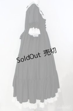 画像3: Physical Drop / レース衿付きティアードワンピース  クロ O-25-08-21-063-LO-OP-IG-OS