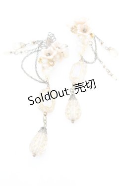 画像1: 薫乃園 / フラワーイヤークリップ  ゴールド O-25-08-21-1034-LO-AC-IG-ZT394-F004