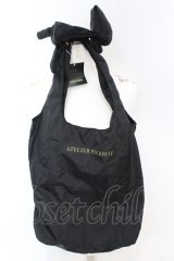ATELIER PIERROT / Noelle Eco Bag　エコバッグ  ブラック O-25-08-21-1003-EL-BG-OW-OS