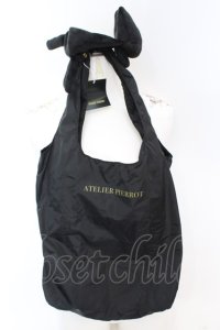 ATELIER PIERROT / Noelle Eco Bag　エコバッグ  ブラック O-25-08-21-1003-EL-BG-OW-OS