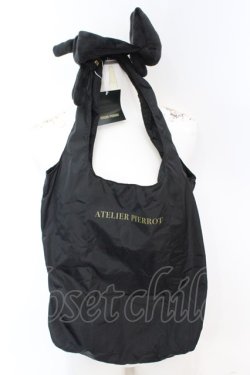 画像1: ATELIER PIERROT / Noelle Eco Bag　エコバッグ  ブラック O-25-08-21-1003-EL-BG-OW-OS