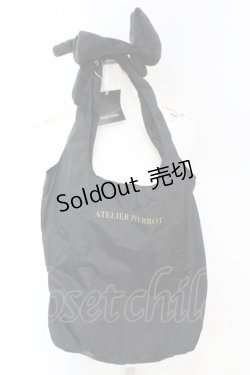 画像1: ATELIER PIERROT / Noelle Eco Bag　エコバッグ  ブラック O-25-08-21-1003-EL-BG-OW-ZT-K026