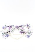 Enchantlic Enchantilly / すみれ姫王冠　パールリボンブローチ  生成り O-25-08-21-1040-LO-AC-IG-OS