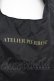 画像2: ATELIER PIERROT / Noelle Eco Bag　エコバッグ  ブラック O-25-08-21-1003-EL-BG-OW-OS (2)