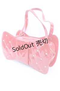 Angelic Pretty / キルティング宝石リボンバッグ  アカ O-25-08-21-1005-AP-BG-OW-OS