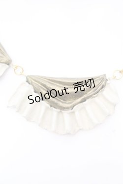 画像1: Boo!Do堂 / 淑女のフリルチョーカー  アンティークゴールドver O-25-08-21-1013-LO-AC-IG-ZT394-F004