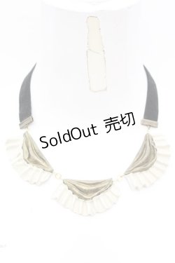画像2: Boo!Do堂 / 淑女のフリルチョーカー  アンティークゴールドver O-25-08-21-1013-LO-AC-IG-ZT394-F004