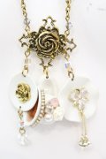 星箱works / カフェホシバコ　ネックレス　〜サザンカ〜  - O-25-08-21-1014-PU-AC-IG-OS