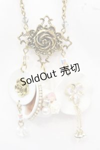 星箱works / カフェホシバコ　ネックレス　〜サザンカ〜  - O-25-08-21-1014-PU-AC-IG-OS