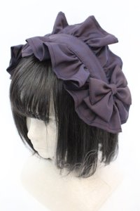 BISHU / 尾州ロリィタヘッドドレス  紫陽花ライラック O-25-08-21-1024-LO-AC-OW-OS