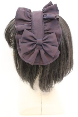 画像2: BISHU / 尾州ロリィタヘッドドレス  紫陽花ライラック O-25-08-21-1024-LO-AC-OW-OS
