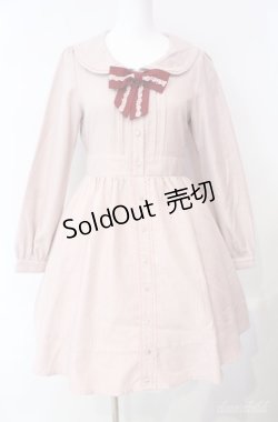 画像1: axes femme kawaii / ストライプセーラーワンピース M ピンク O-25-08-21-006-AX-OP-IG-OS
