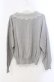 画像2: Jane Marple Dans Le Salon / Vintage lace collar cardigan カーディガン M グレー O-25-08-21-071-JM-TO-IG-OS (2)