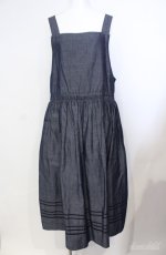 画像1: Jane Marple / Vintage marine tablier skirt M クロ O-25-08-21-072-JM-SK-IG-ZT095 (1)
