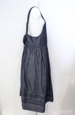 画像2: Jane Marple / Vintage marine tablier skirt M クロ O-25-08-21-072-JM-SK-IG-ZT095 (2)