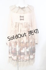LOLITAその他 / くまptワンピース  ベージュ系 O-25-08-21-077-LO-OP-OW-OS