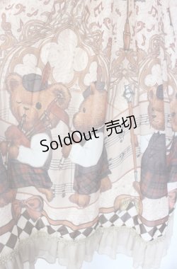 画像2: LOLITAその他 / くまptワンピース  ベージュ系 O-25-08-21-077-LO-OP-OW-OS