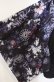 画像2: NieR Clothing / 袖リブ付き着物風袖シャツ【和柄九尾】  ブラック×パープル系 O-25-08-21-093-PU-BL-IG-OS (2)