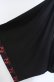 画像2: NieR Clothing / フード付き着物風袖ブロッキングシャツ【RED ROSE】  ブラック×レッド O-25-08-21-094-PU-BL-IG-OS (2)