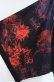 画像2: NieR Clothing / 着物風袖ブロッキングシャツ  ブラック×彼岸花レッド O-25-08-21-096-PU-BL-IG-OS (2)