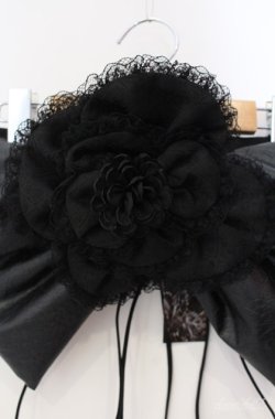 画像2: Qutie Frash / 薔薇リボンコルセット  ブラック O-25-08-21-098-QU-TO-IG-OS