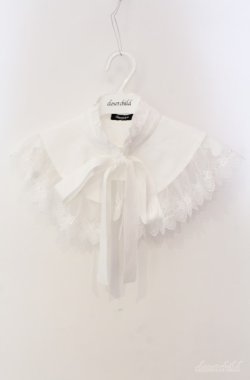 画像1: Sheglit / Serena Detachable Collar カラー  ホワイト O-25-08-21-100-EL-ZA-IG-OS